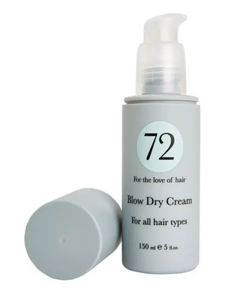 72 Hair Blow Dry Cream For All Hair Types 150ml