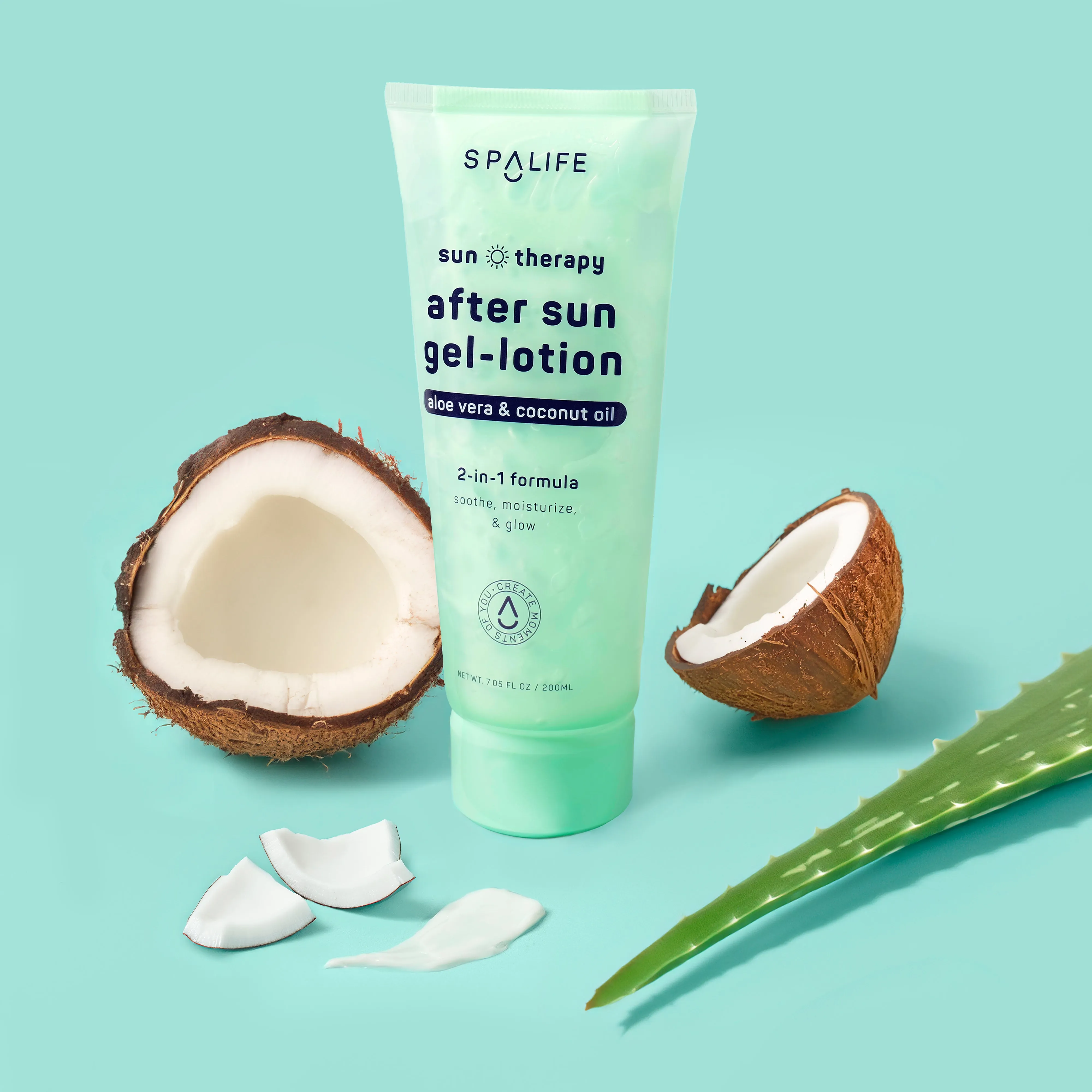 After Sun Gel-Lotion Aloe Vera & Coconut Oil 2 in 1 Formula