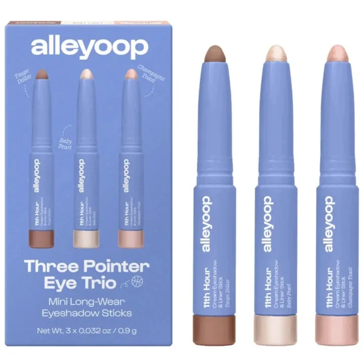 Alleyoop Three Pointer Eye Trio - Mini 11th Hour Eyeshadow Set