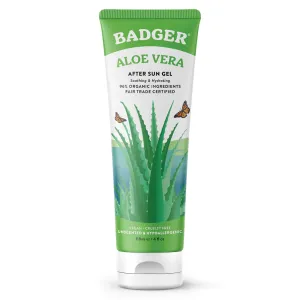 Badger Aloe Vera After Sun Gel, 4floz