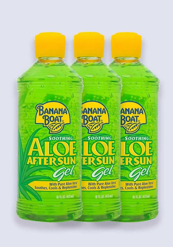 Banana Boat Aloe Vera After Sun Gel 230ml - 3 Pack Saver