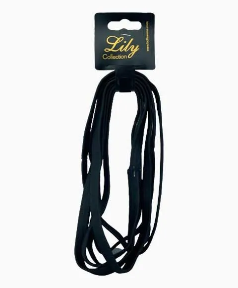 Bellissemo Lily Collection Long Elastic Headband Black RS161NBK