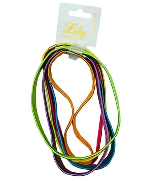 Bellissemo Lily Collection Shiny Neon Long Elastic Head Band RS161