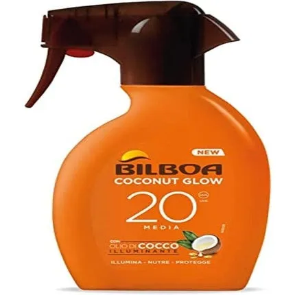 Bilboa Trigger Coconut Glow Sunscreen SPF 20 with coconut oil and vitamin E 250ml