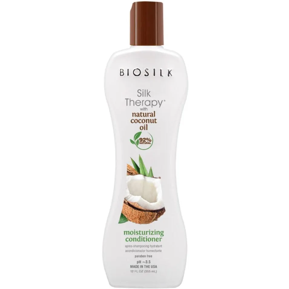 BioSilk Silk Therapy with Natural Coconut Oil Moisturizing Conditioner