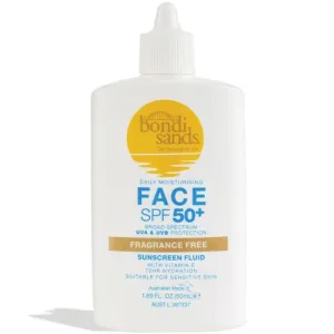 Bondi Sands Daily Moisturising Face SPF 50 Plus Fragrance Free Sunscreen Fluid 50ml