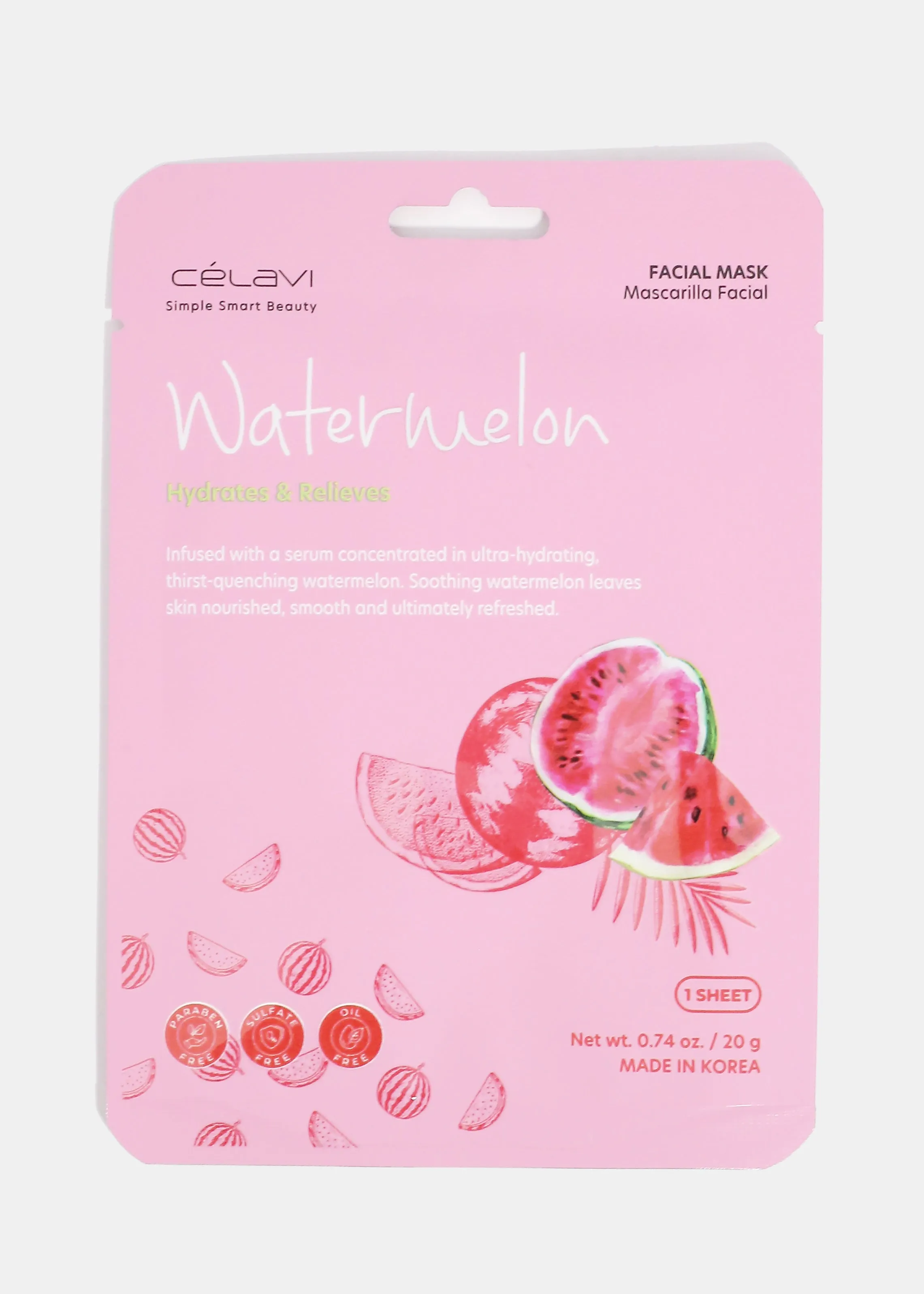 Celavi Watermelon Sheet Mask