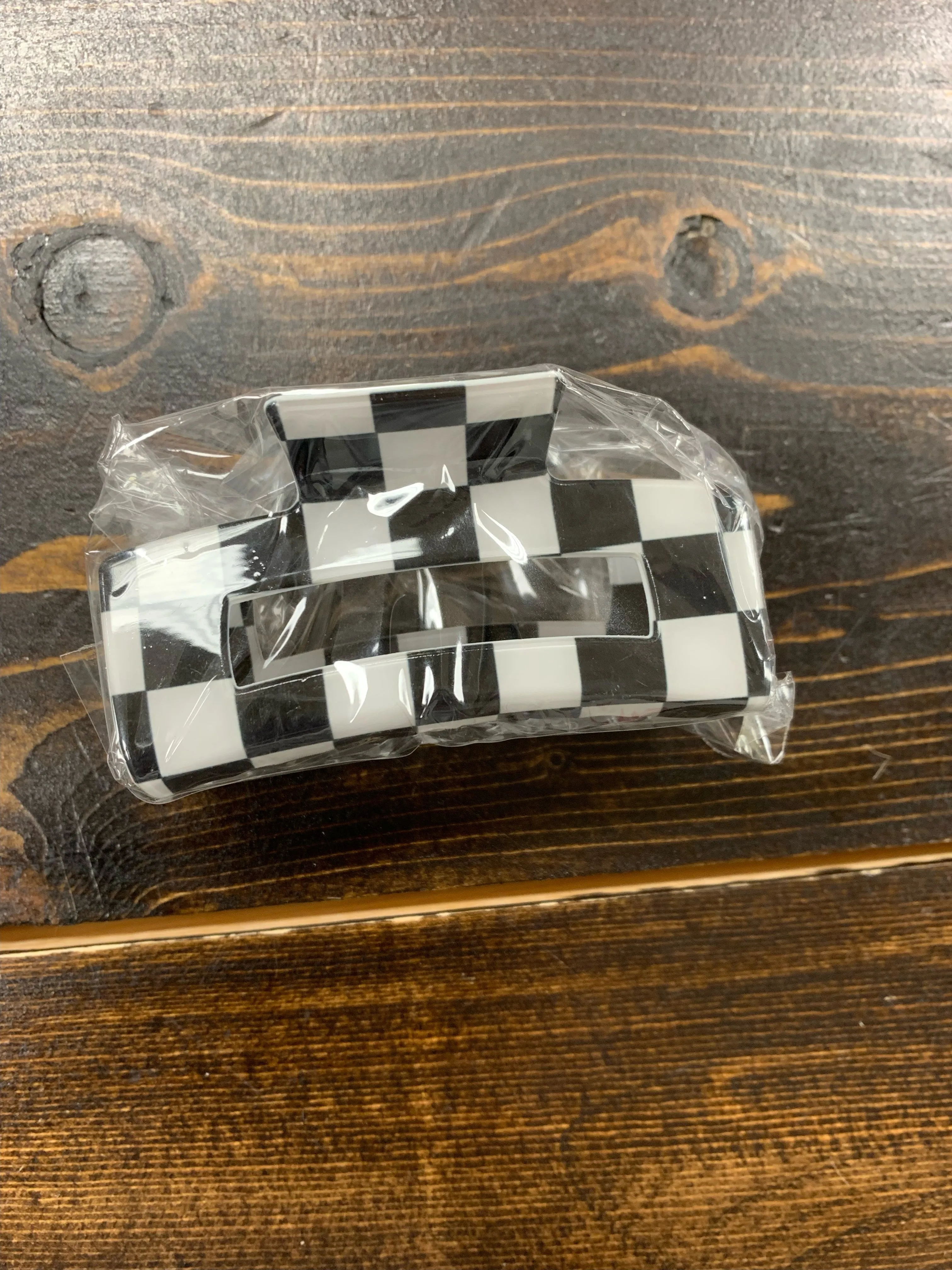 Checkered Hair Clips