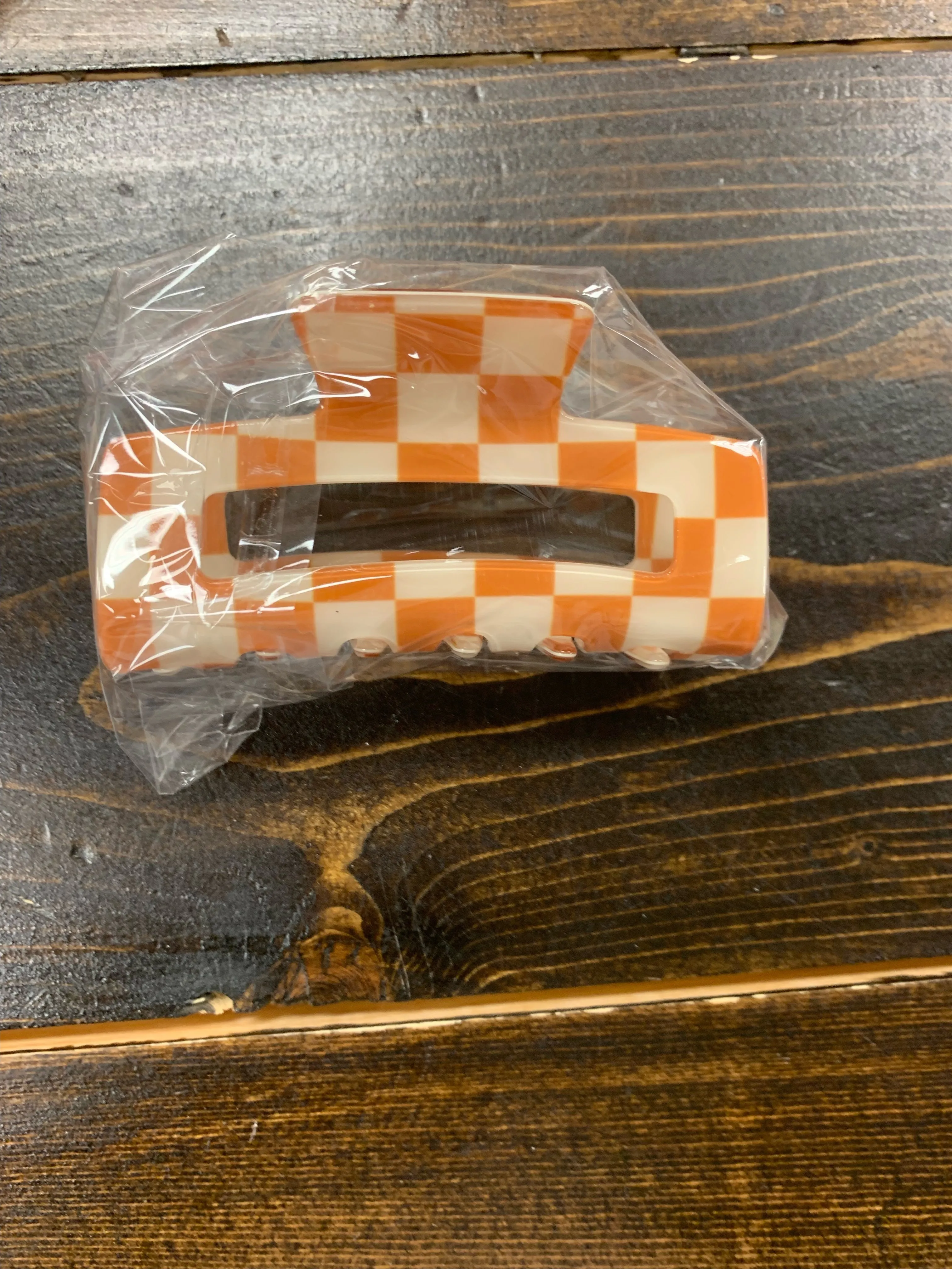 Checkered Hair Clips