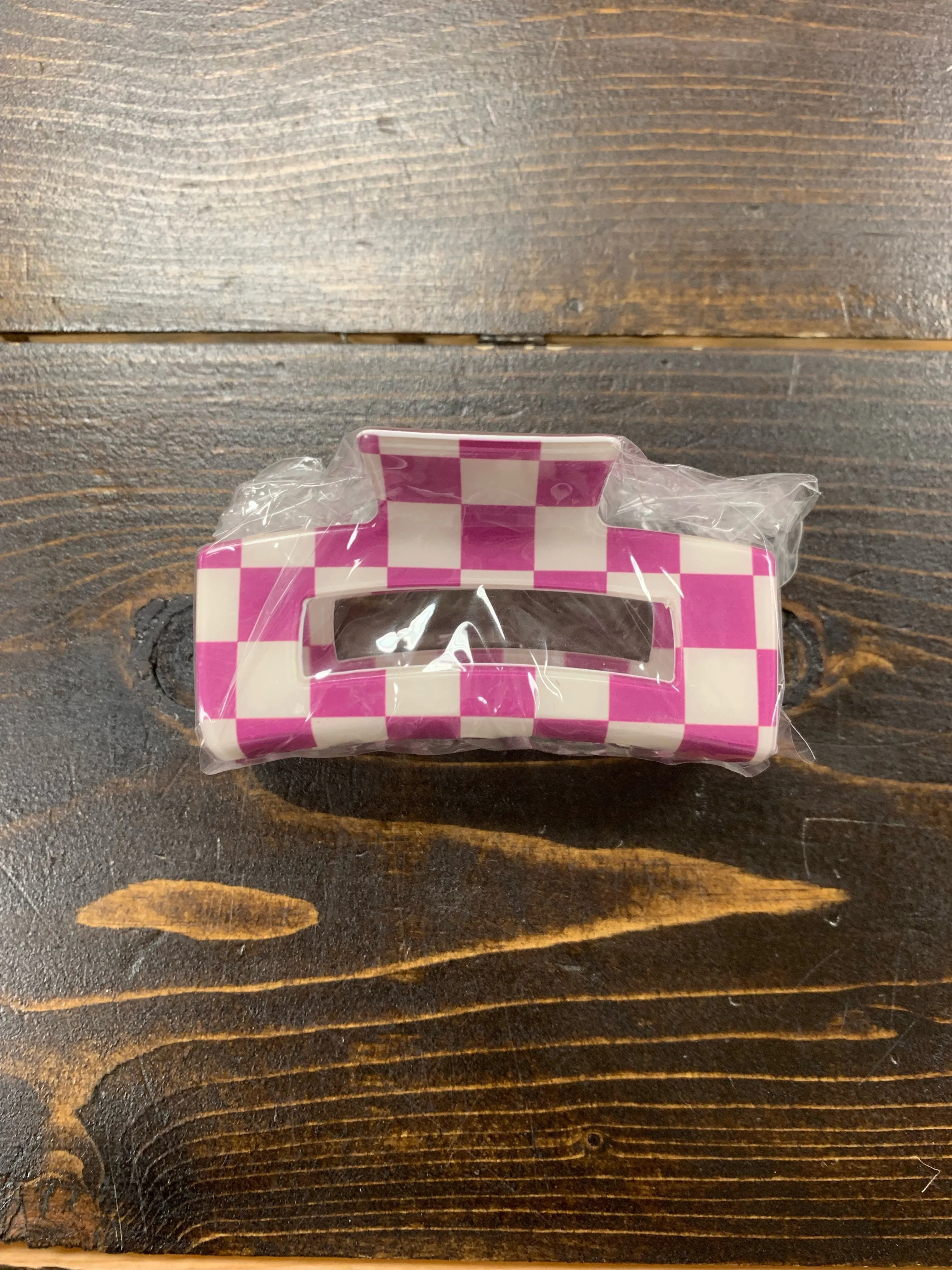 Checkered Hair Clips