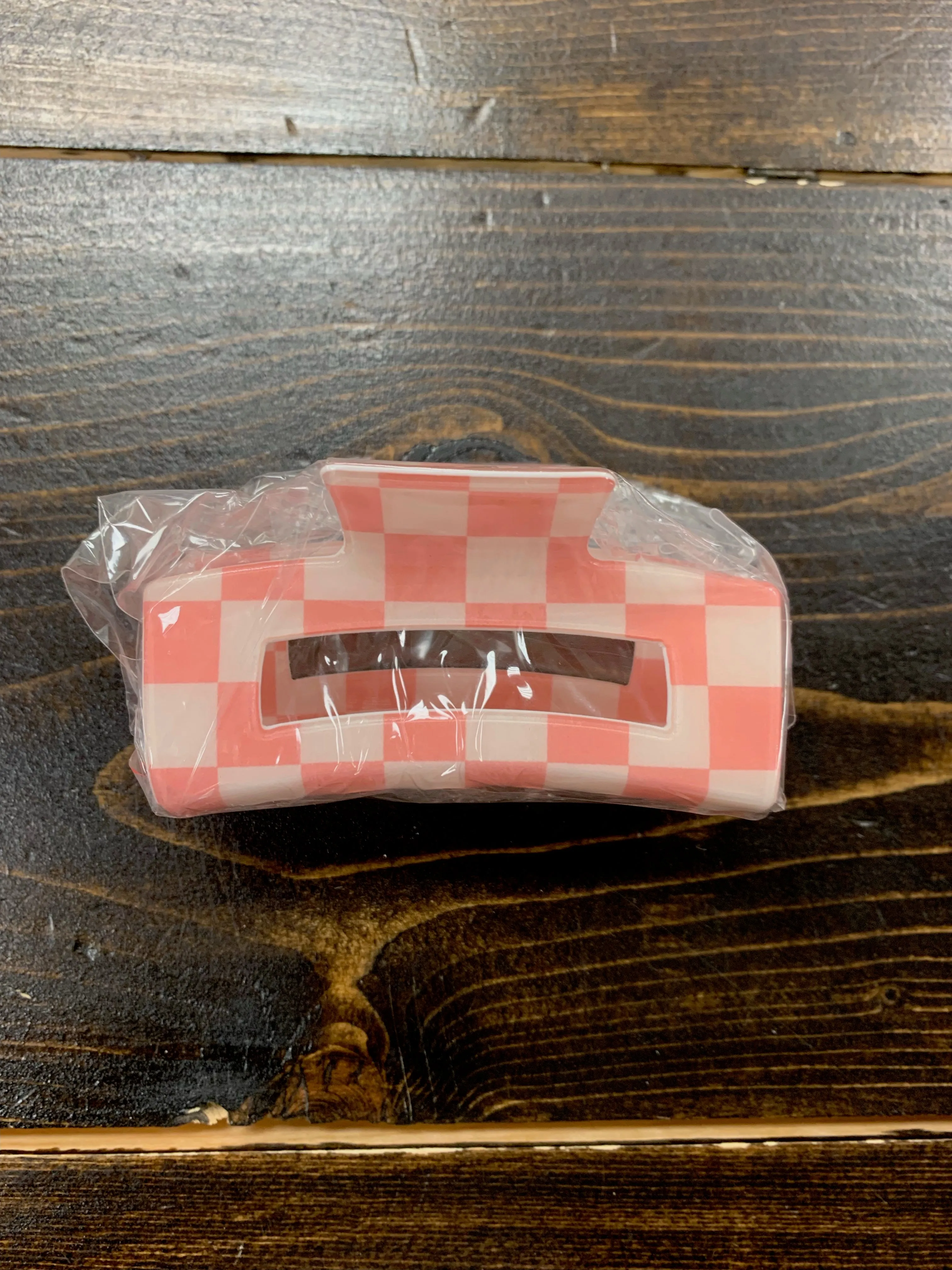 Checkered Hair Clips