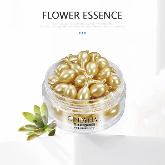 CINDYNAL Flower Delicate Essence Placenta Capsule Essence Cream 30pcs