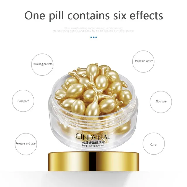 CINDYNAL Flower Delicate Essence Placenta Capsule Essence Cream 30pcs