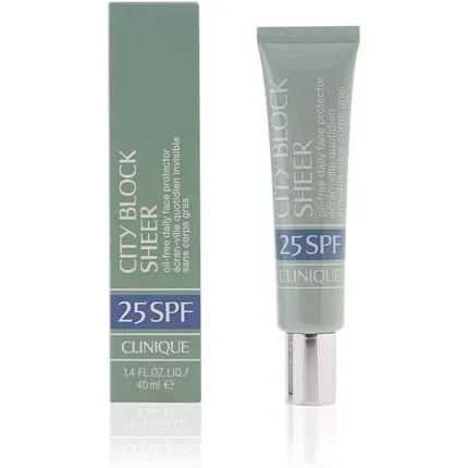 City Block Sheer Spf 25 Oil-free daily face protection, 40 ml, Clinique