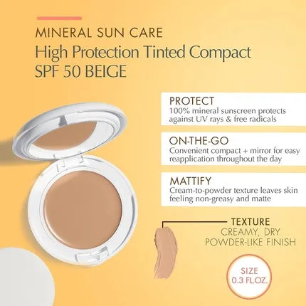 Compact powder Avene Sand High Protection with Spf 50  10G, Avene