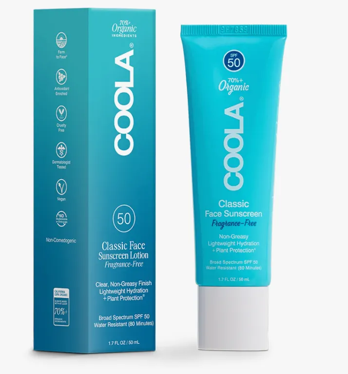 Coola Classic Face SPF50 Sunscreen Lotion 50ml