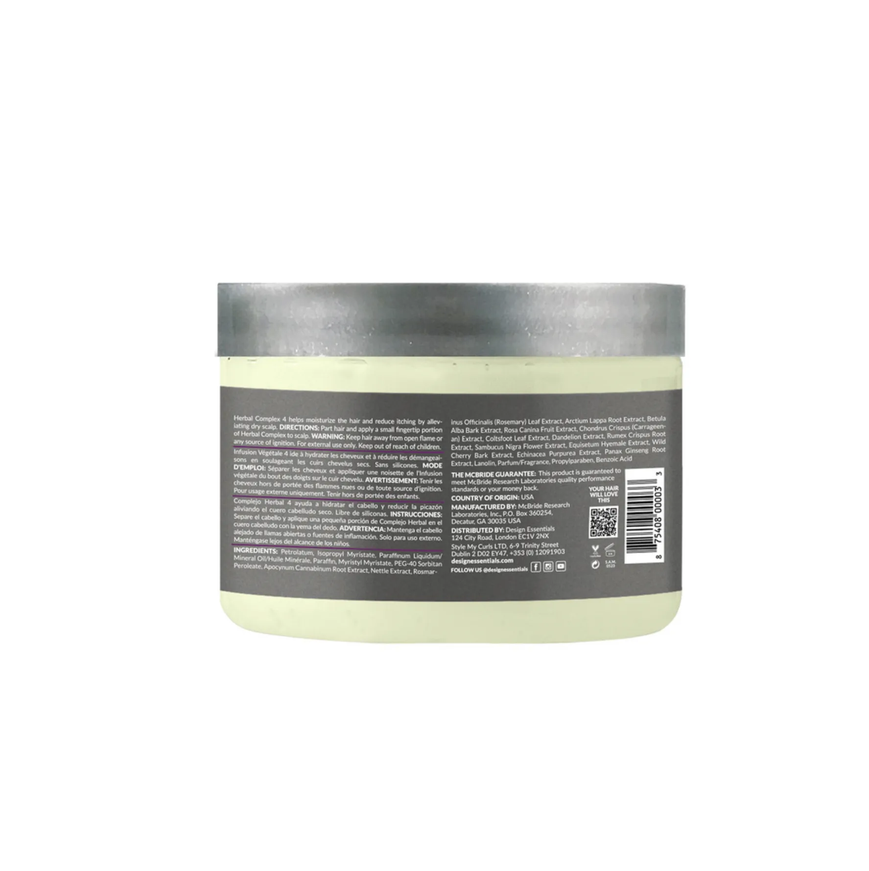 Design Essentials Classic Herbal Complex 4 Hair & Scalp Treatment 5oz