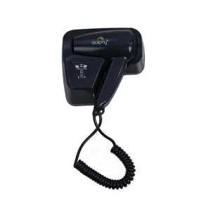 Dolphy Wall Mount Hair Dryer 1200W Black