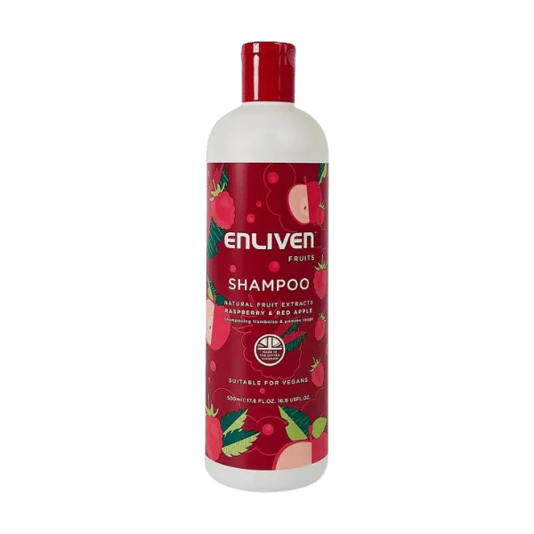 Enliven Fruit Shampoo Raspberry & Red Apple 500ml