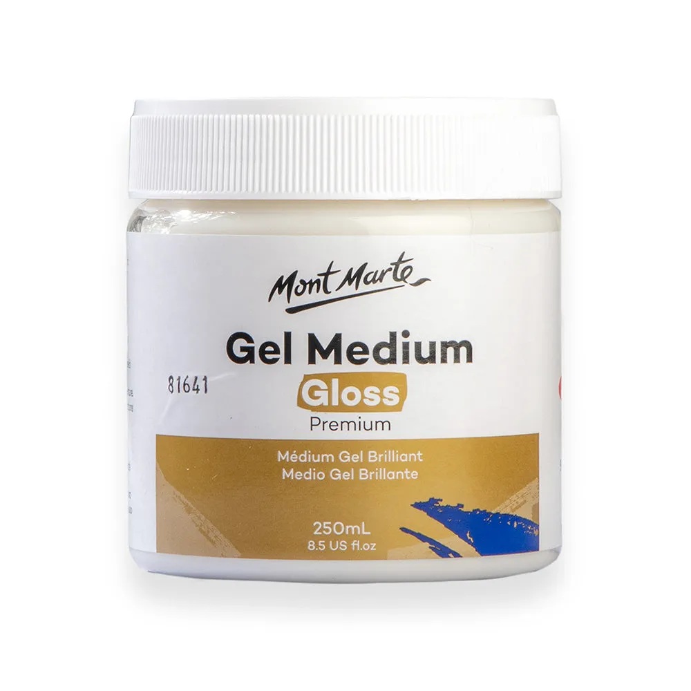 Gel Medium Gloss Premium 250ml  (8.5 US fl.oz)