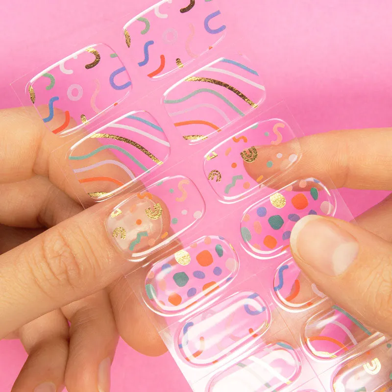 Gel Nail Strip ★ Confetti Dip