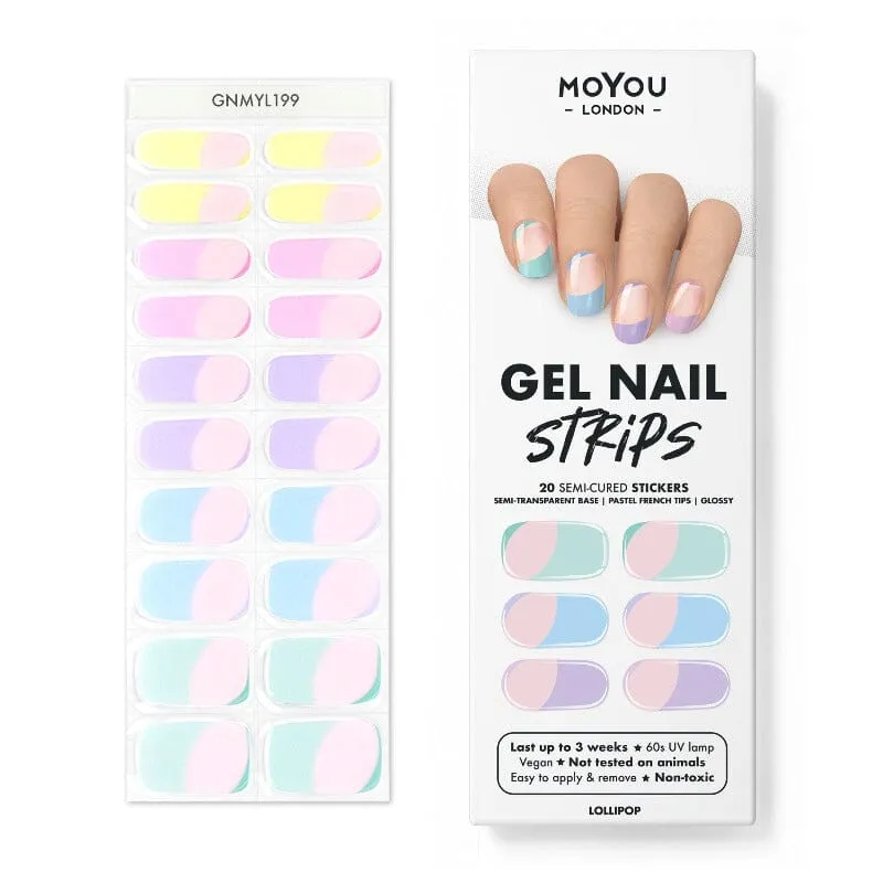 Gel Nail Strip ★ Lollipop