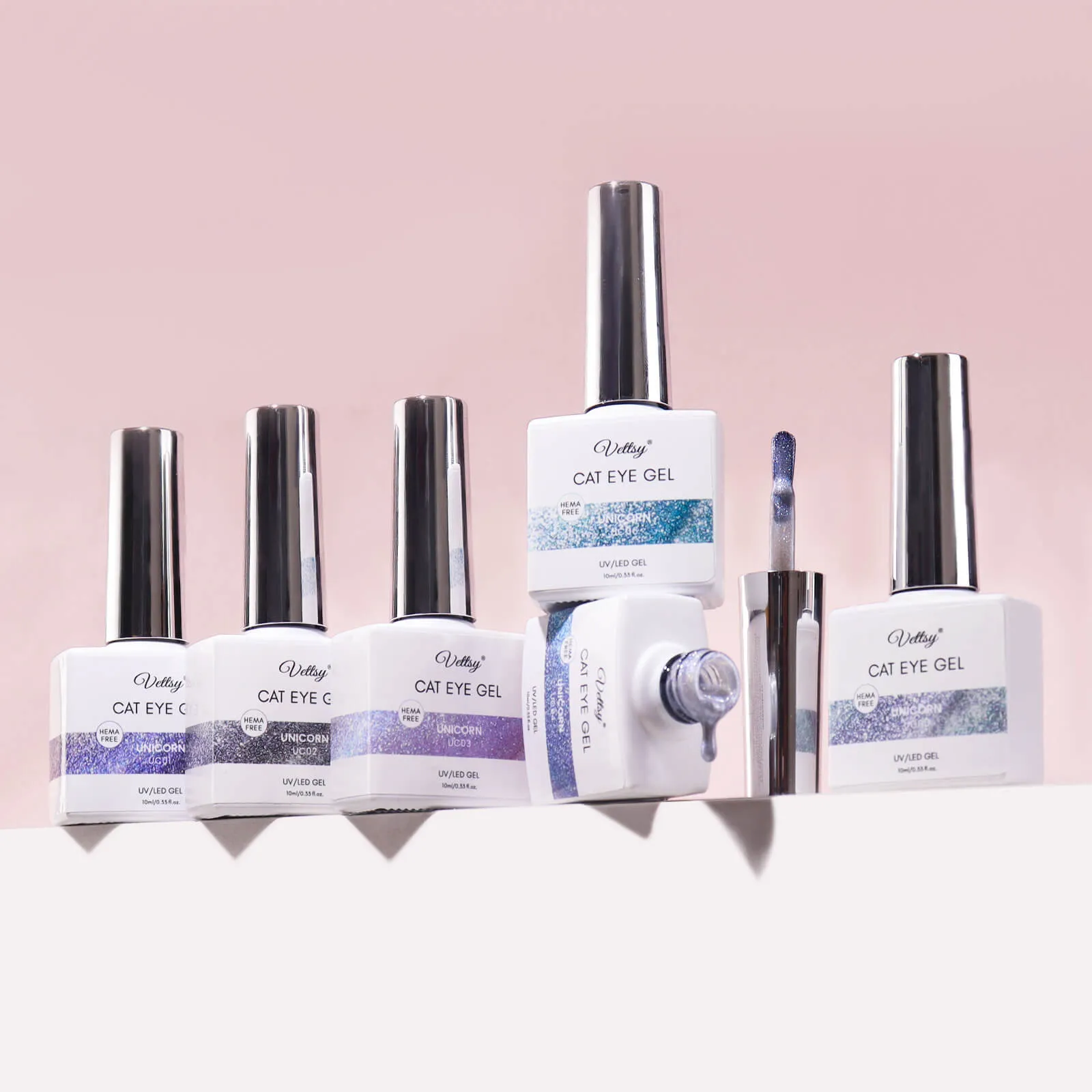 Hema-Free Cat Eye Gel Set-Unicorn