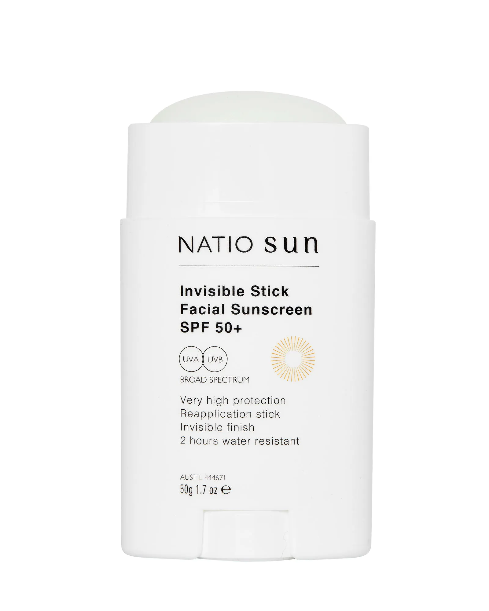 Invisible Stick Facial Sunscreen SPF 50 