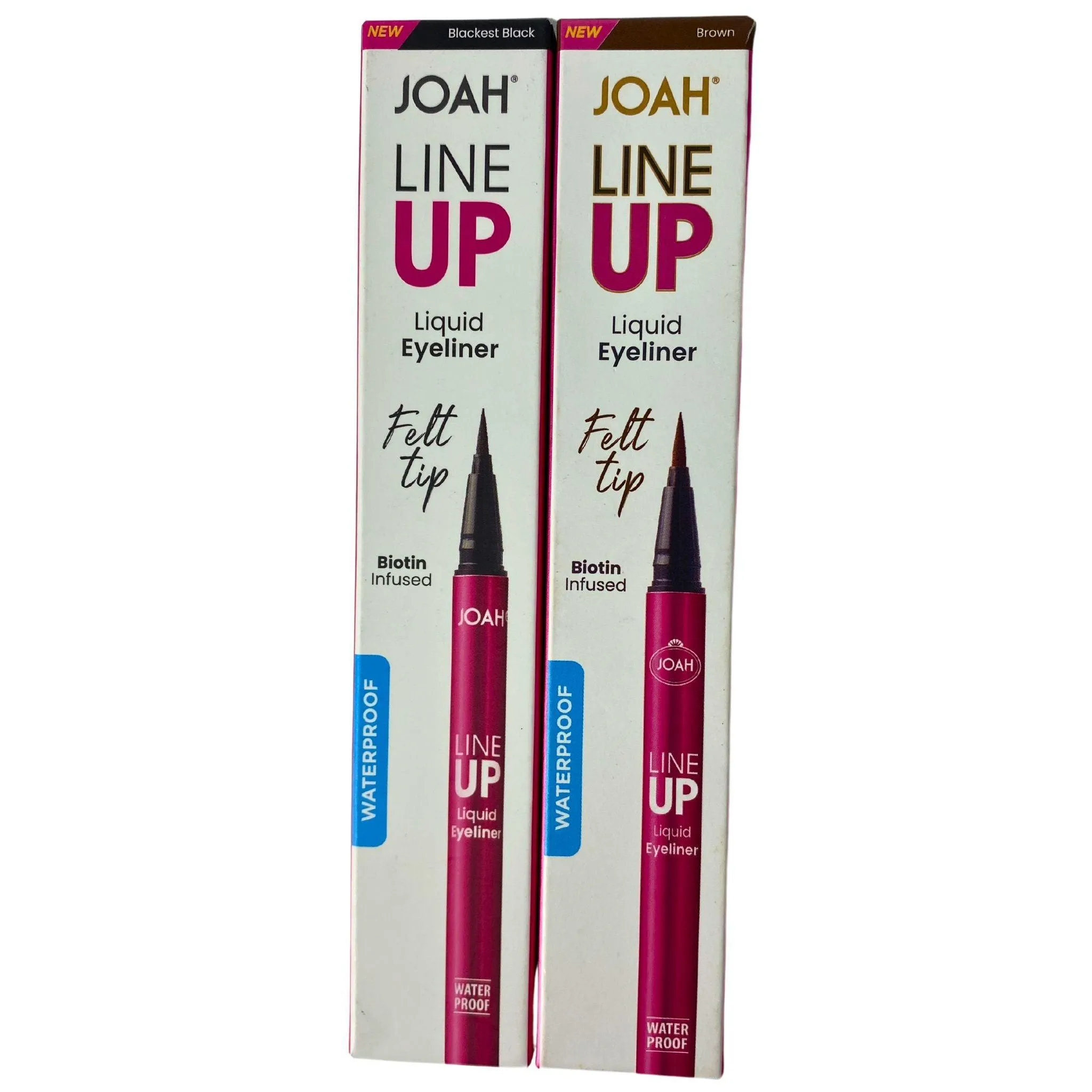 Joah Line Up Liquid Eyeliner Felt Tip Biotin Infused Waterproof (70 Pcs Lot)