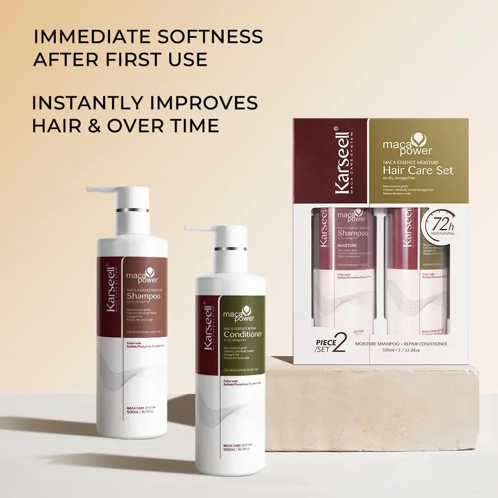 KARSEELL Maca Power Maca Essence Collagen Moisture Hair Care Set