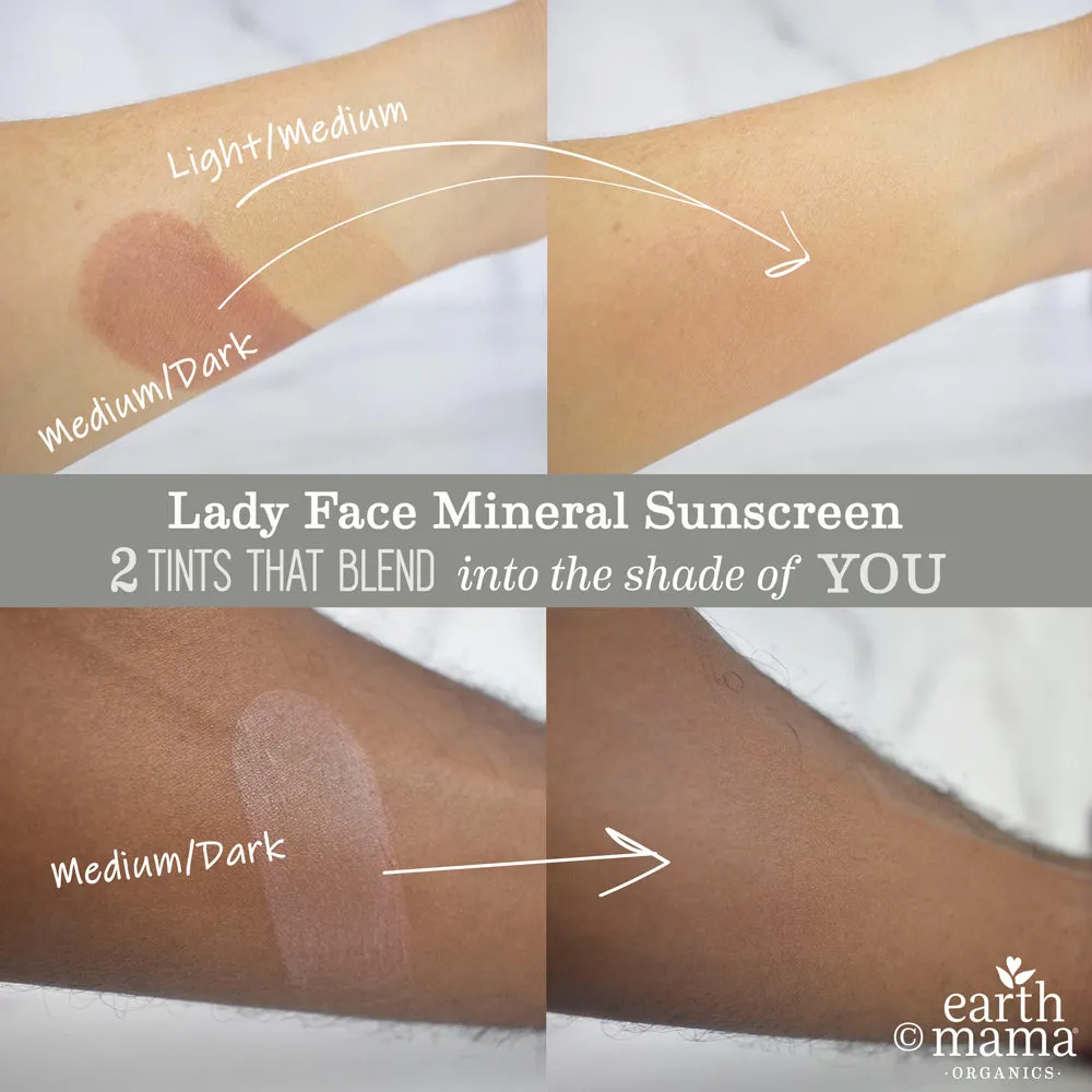 Lady Face® Tinted Mineral Sunscreen Face Stick SPF 40