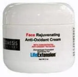 Life Extension Face Rejuvenating Anti-Oxidant Cream 2 oz