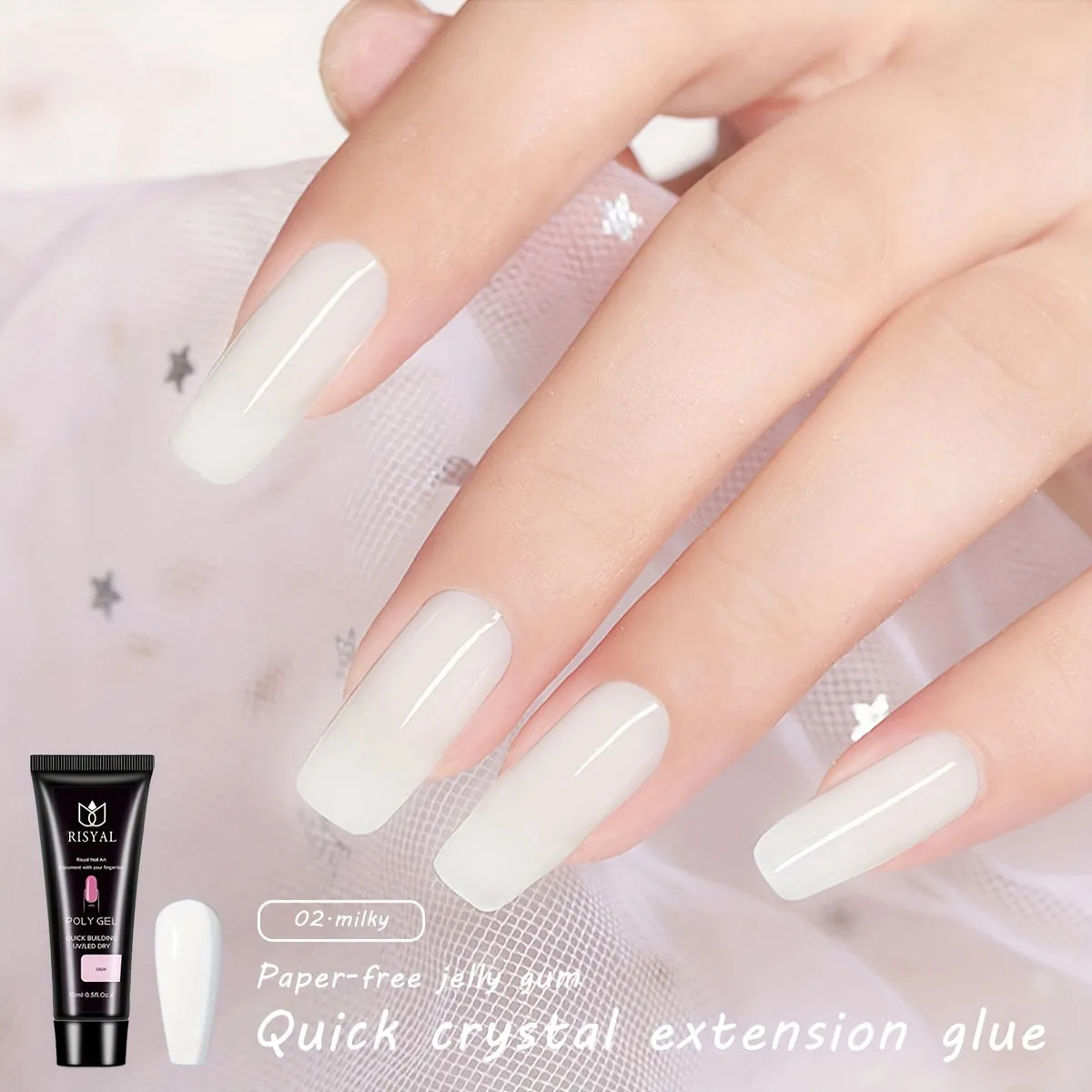 Longlasting Poly Nail Gel for Easy Salon Manicures