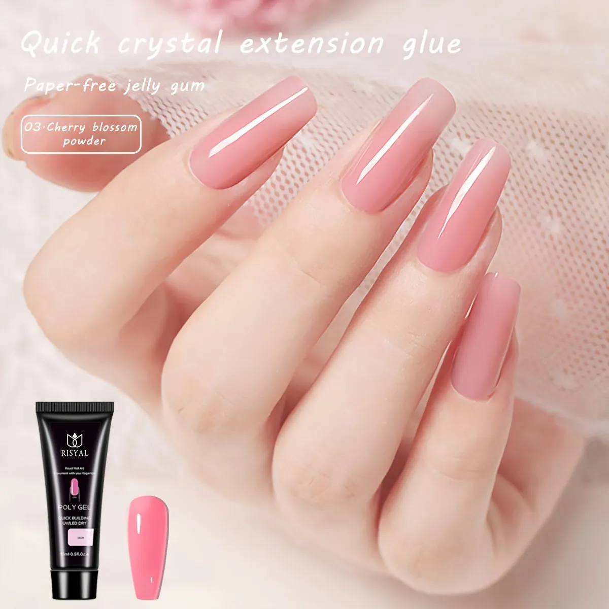 Longlasting Poly Nail Gel for Easy Salon Manicures