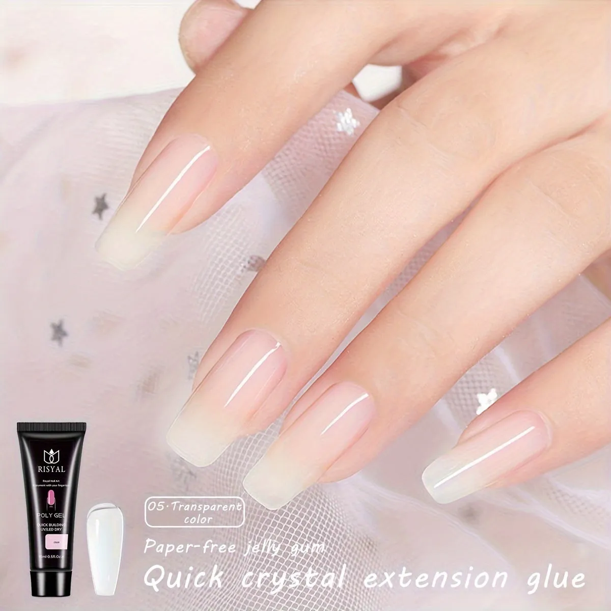 Longlasting Poly Nail Gel for Easy Salon Manicures