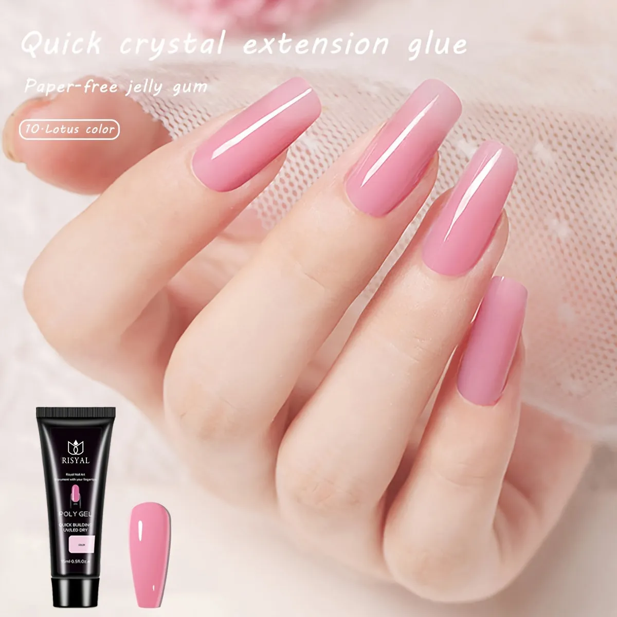 Longlasting Poly Nail Gel for Easy Salon Manicures