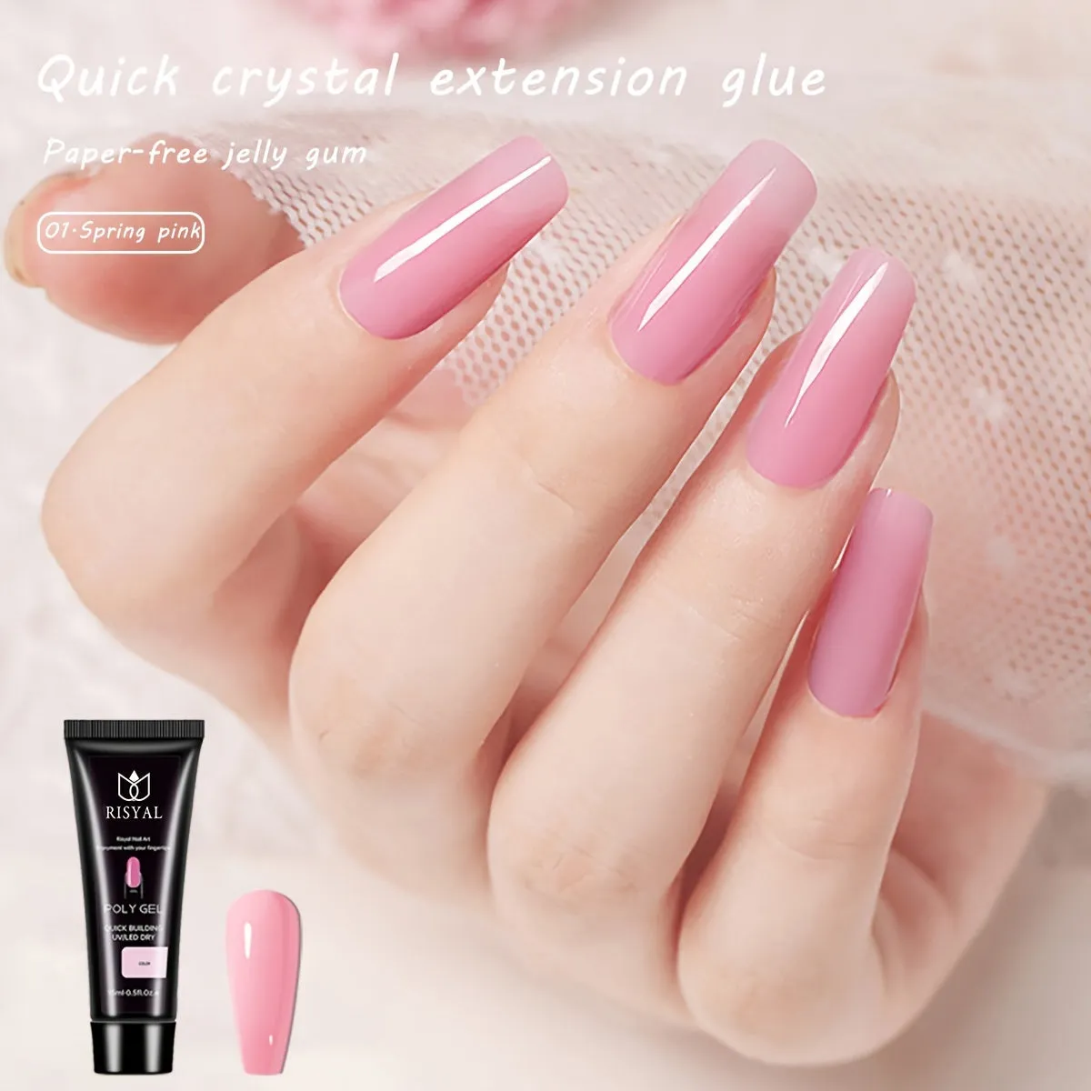 Longlasting Poly Nail Gel for Easy Salon Manicures