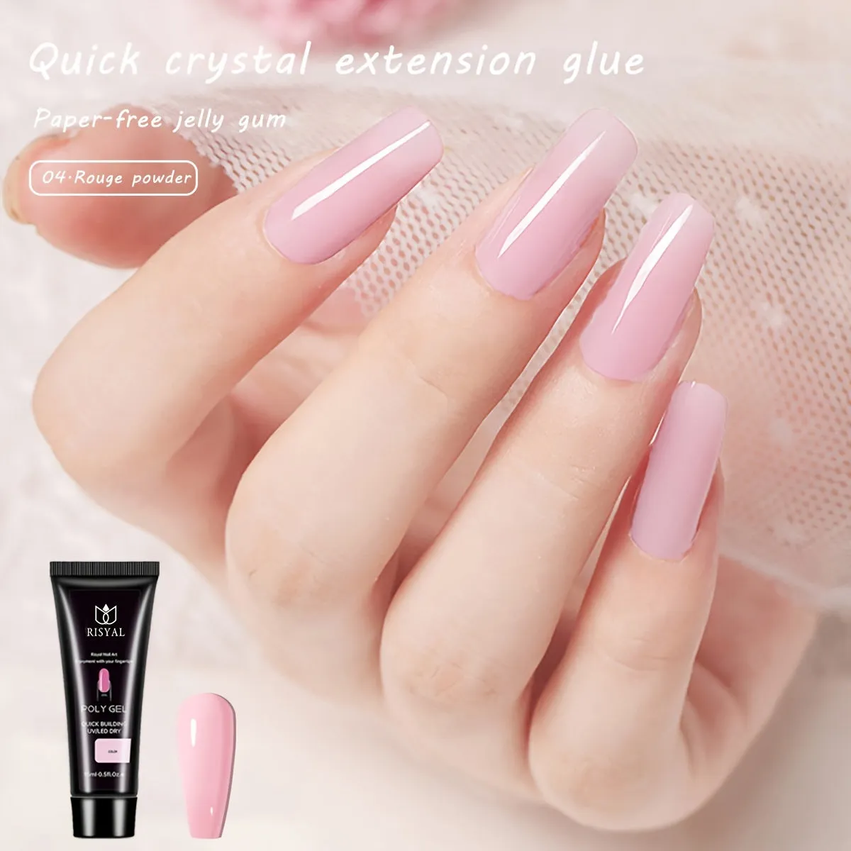 Longlasting Poly Nail Gel for Easy Salon Manicures