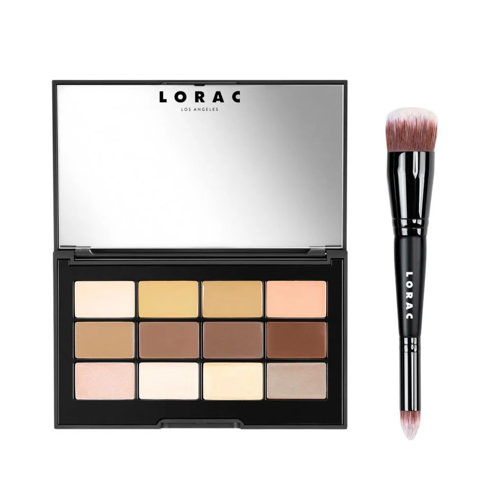 LORAC PRO Conceal/Contour Palette and Brush