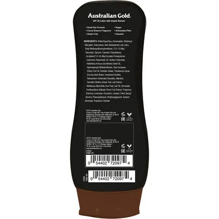 Lotion Spf 30 with instant bronzer 237ml, Australian Gold