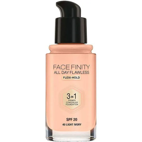 Max Factor Facefinity All Day Flawless 3-In-1 Foundation 40 Ivory