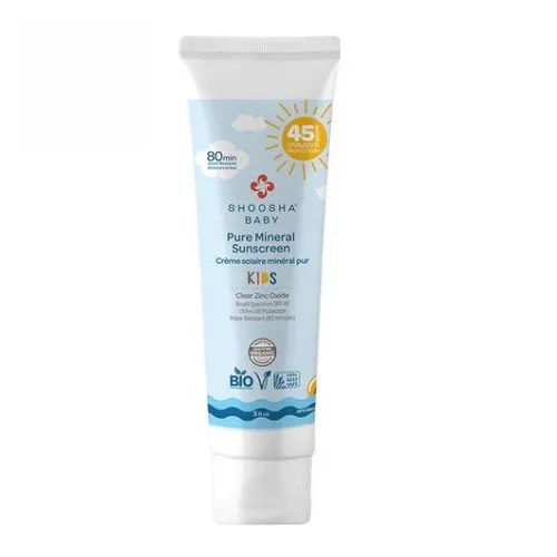 Organic Baby Mineral Sunscreen SPF 45 3 Oz By Shoosha