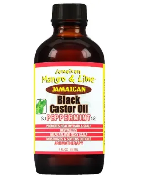 Professional Products Unlimited Jamaican Mango And Lime Black Castor Oil Peppermint