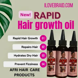 RAPID HAIR GROWTH OIL iLovebraid.com