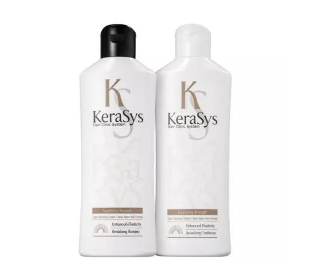 Revitalizing Herbal Extract Keratin Triple Volumizing Treatment Kit 2x180ml - KeraSys