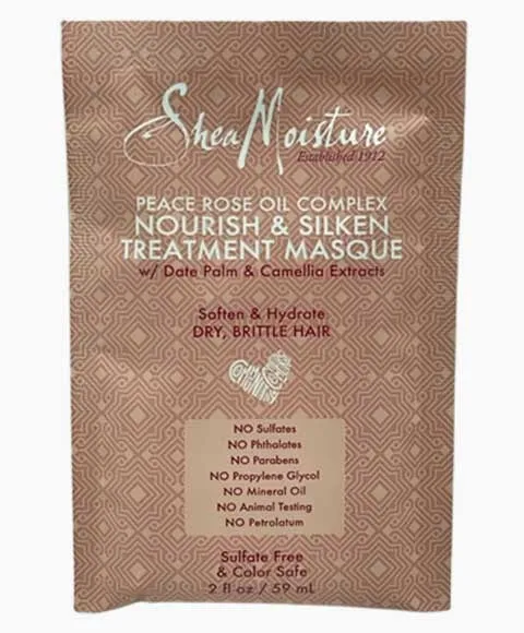 Shea Moisture Peace Rose Oil Complex Nourish And Silken Treatment Masque