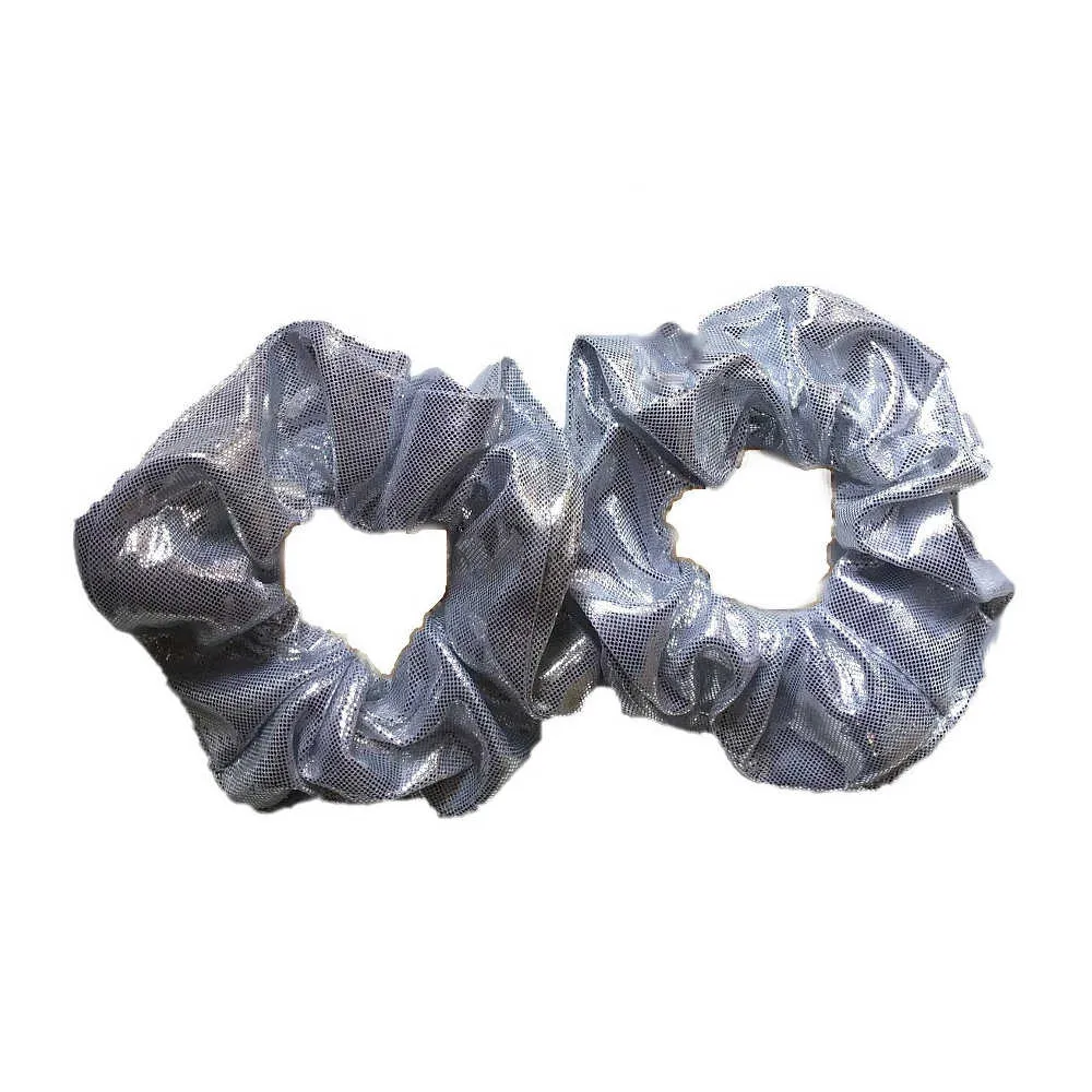 Shiny Metallic Scrunchies