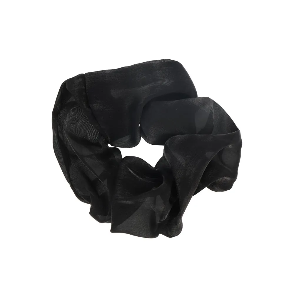 Solid Color Shiny Hair Scrunchie