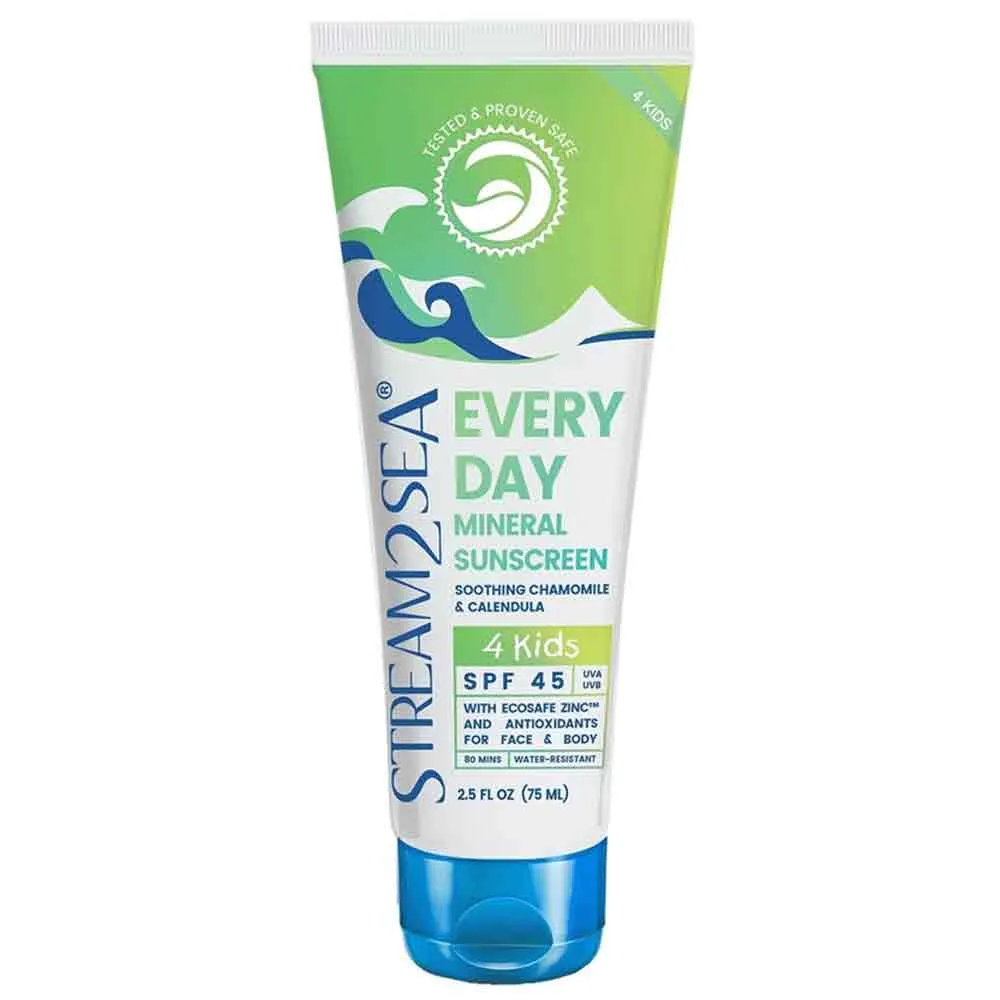 Stream2Sea Everyday Mineral Sunscreen SPF 45  2.5oz