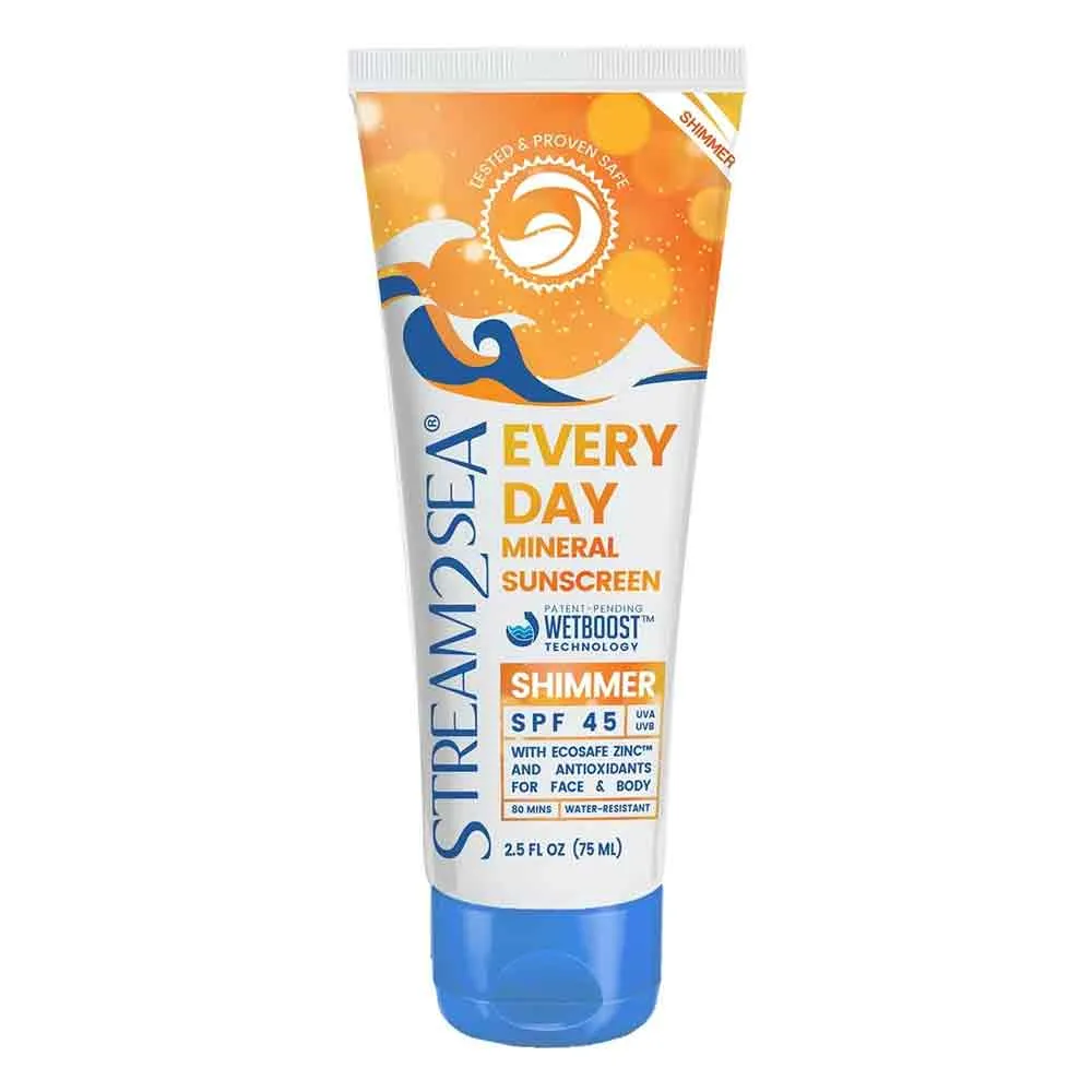 Stream2Sea Everyday Mineral Sunscreen SPF 45  2.5oz